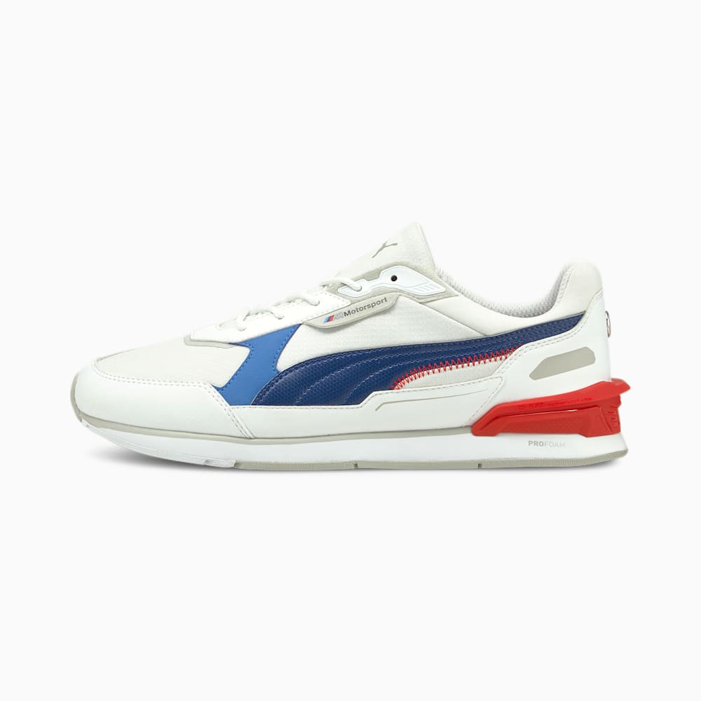 Puma BMW M Motorsport Low Racer Muške Trkaće Cipele Bijele Plave Crvene | Hrvatska-56741