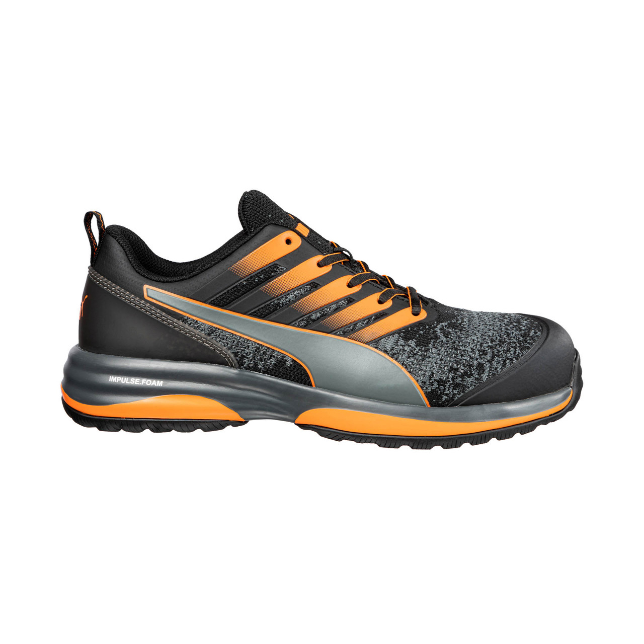 Puma CHARGE ORANGE LOW Muške Radne Cipele Crne Narančaste | Hrvatska-73085