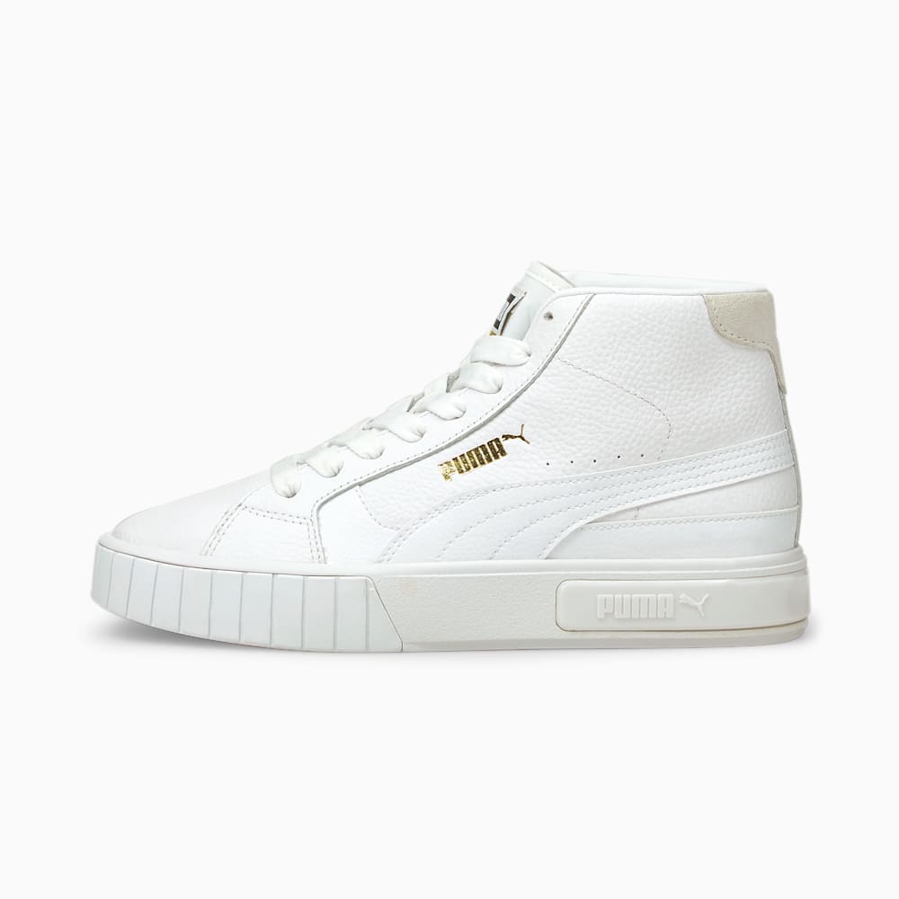 Puma Cali Star Mid Ženske Tenisice Bijele Zlatne | Hrvatska-60192