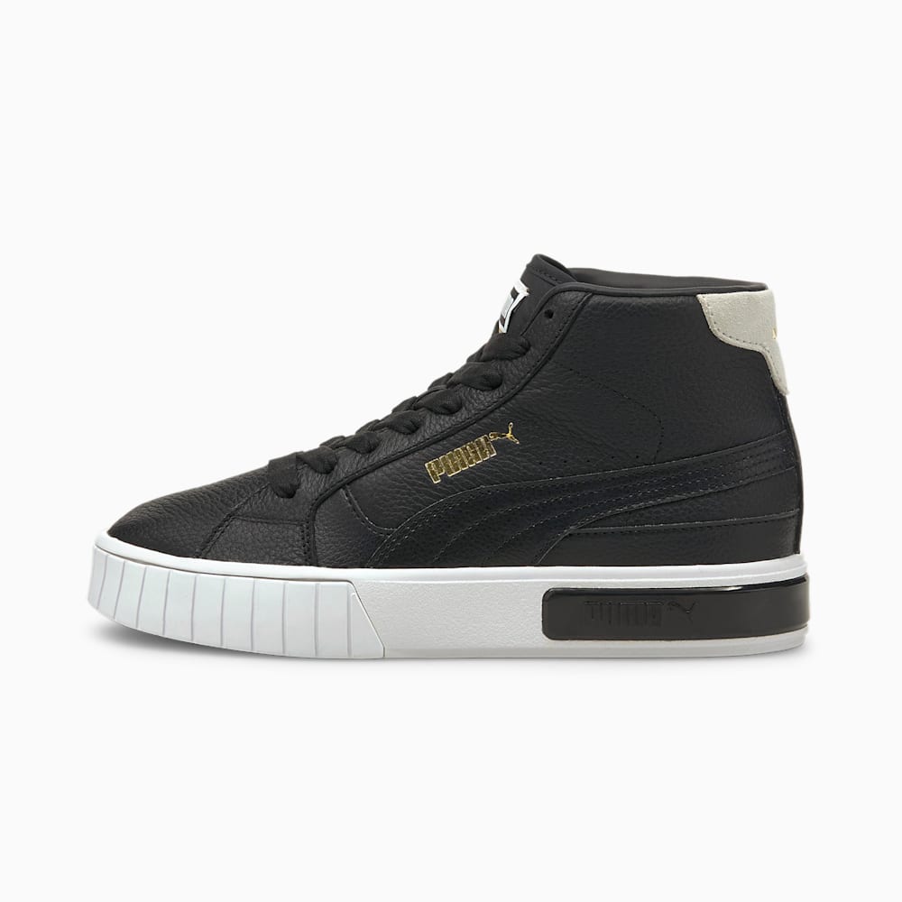 Puma Cali Star Mid Ženske Tenisice Crne Bijele | Hrvatska-92850