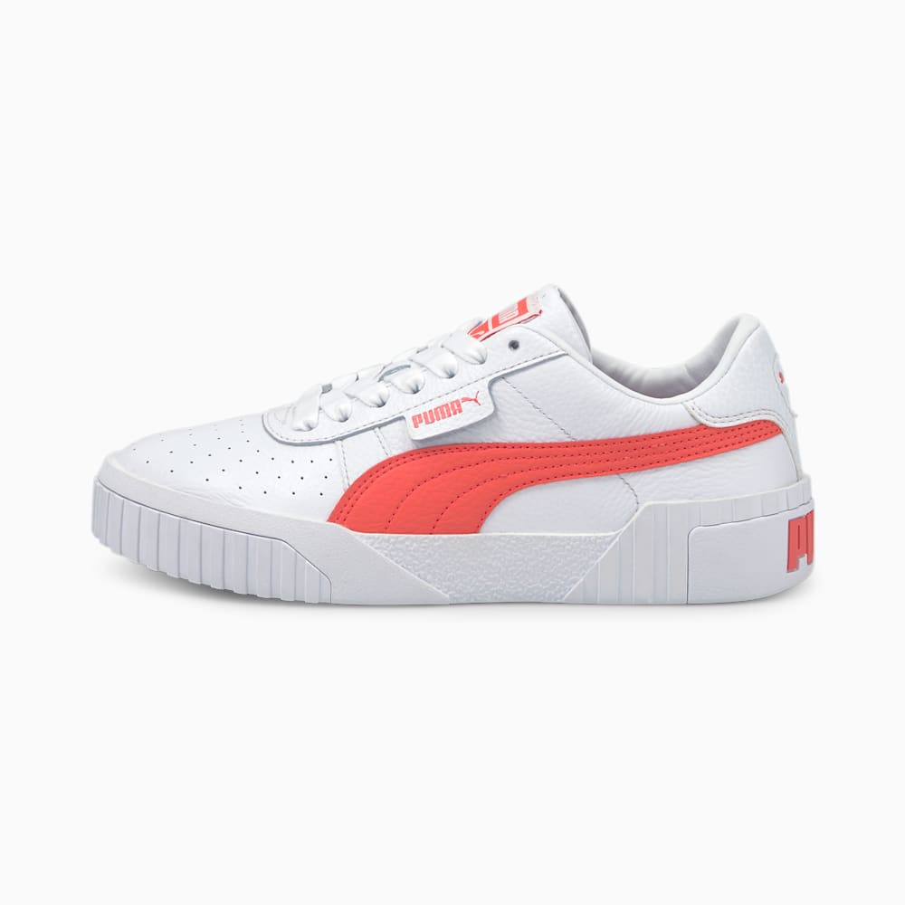 Puma Cali Ženske Tenisice Bijele Narančaste Koraljne | Hrvatska-74156