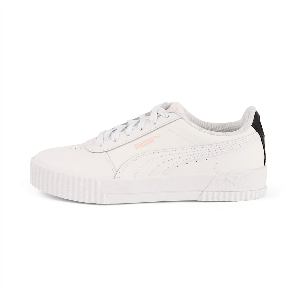 Puma Carina Koža Ženske Tenisice Bijele Roze | Hrvatska-58461