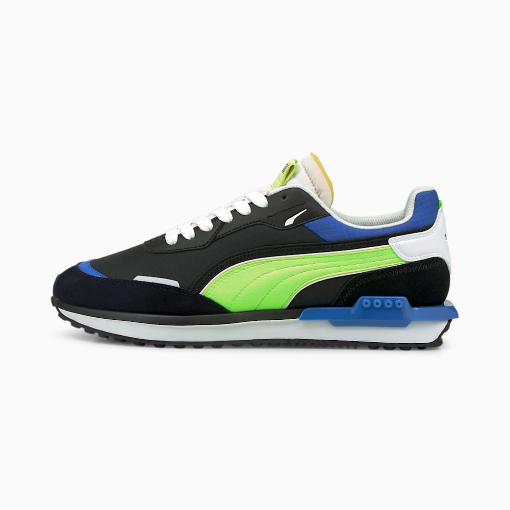 Puma City Rider Electric Muške Tenisice Crne Zelene | Hrvatska-53672