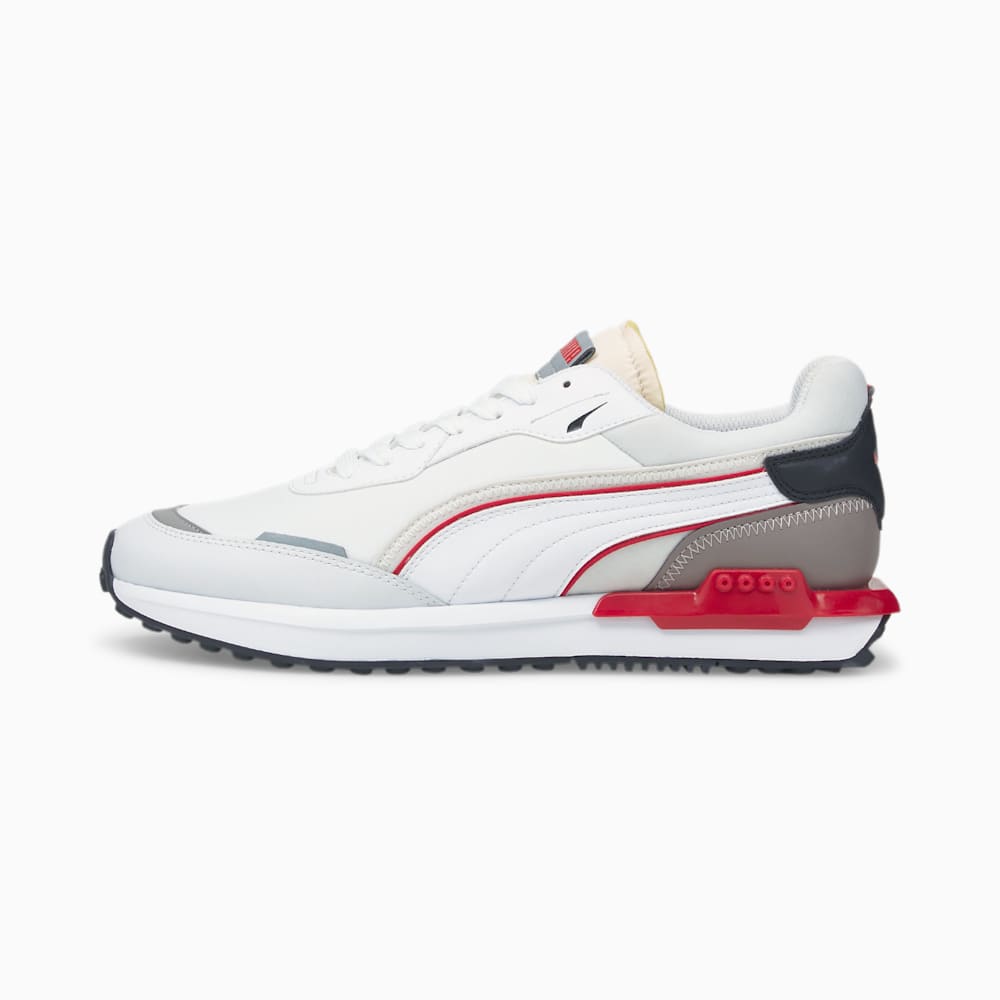 Puma City Rider Ripstop Muške Tenisice Bijele Crvene | Hrvatska-23087