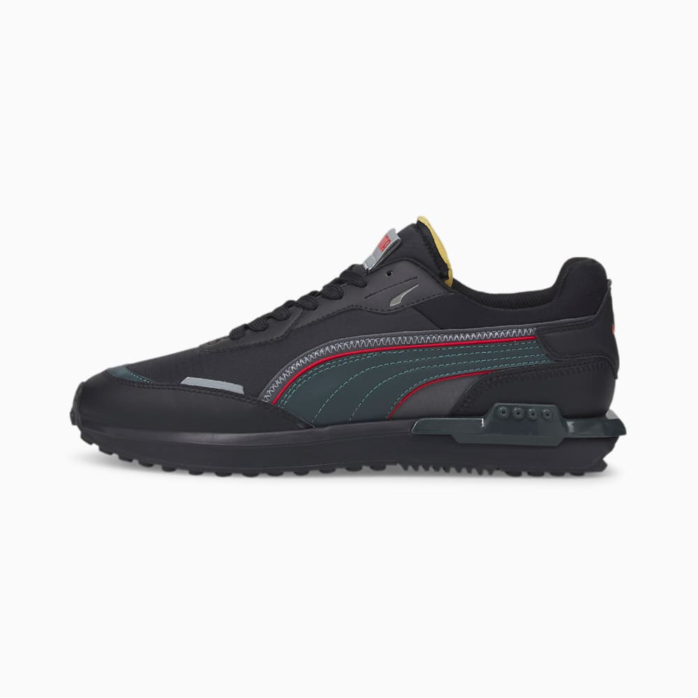 Puma City Rider Ripstop Muške Tenisice Crne Zelene Crvene | Hrvatska-48123