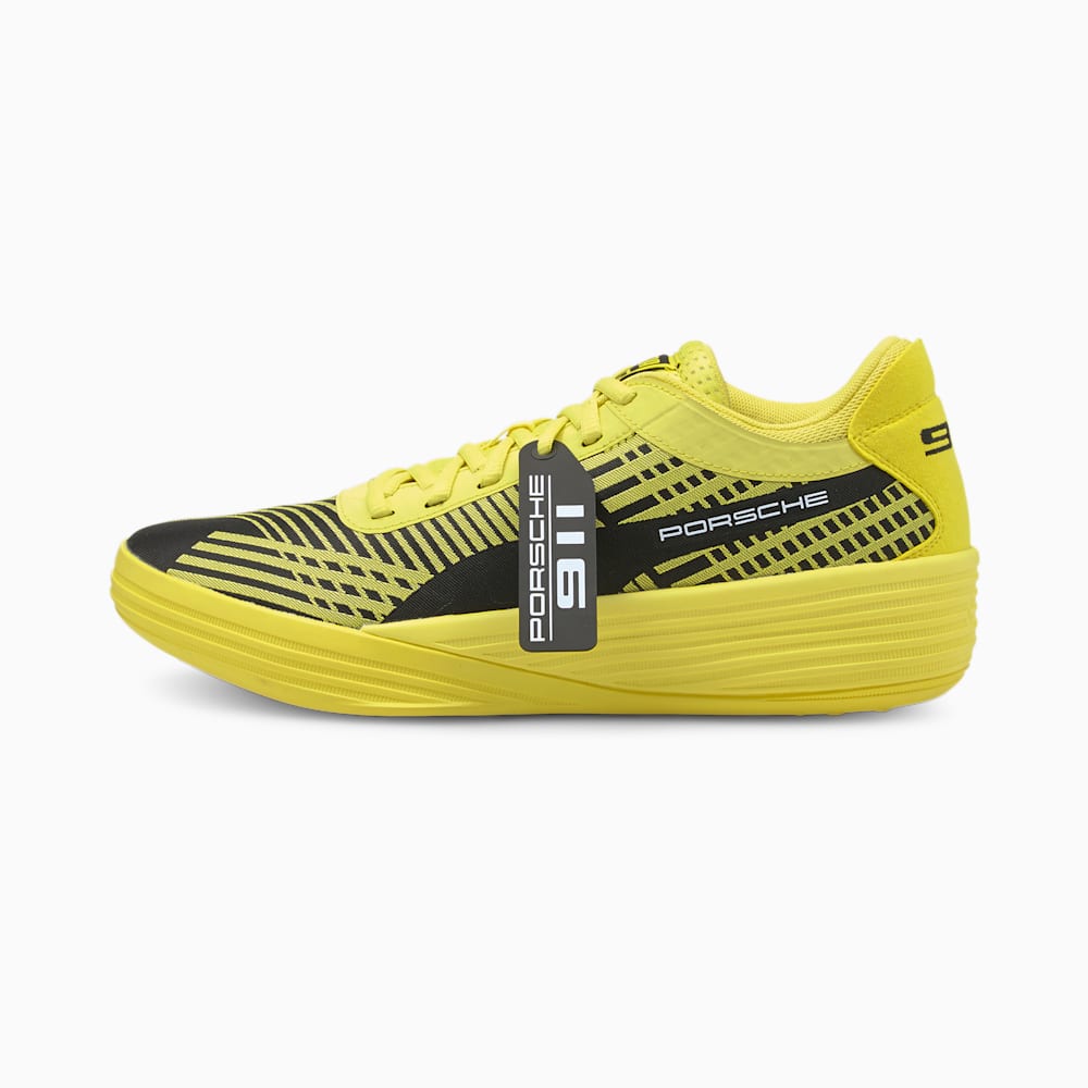 Puma Clyde All-Pro Porsche Ženske Košarkaške Cipele Žute Crne | Hrvatska-01642