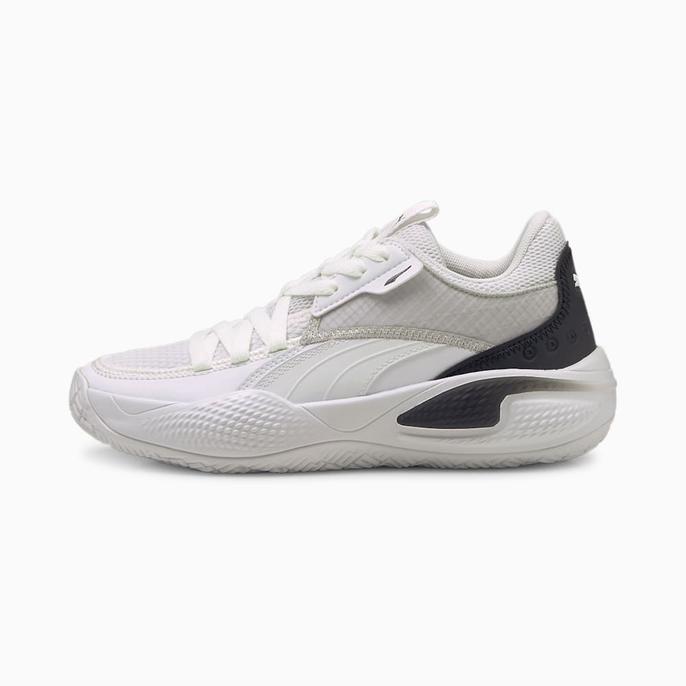 Puma Court Rider I JR Za Djevojčice Košarkaške Cipele Bijele Crne | Hrvatska-35109