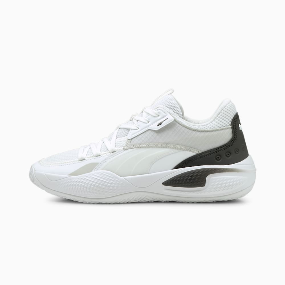 Puma Court Rider I Muške Košarkaške Cipele Bijele Crne | Hrvatska-39716