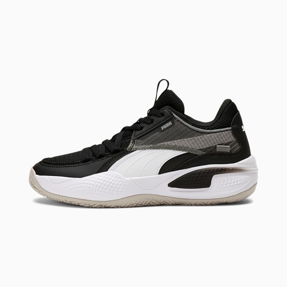Puma Court Rider JR Za Djevojčice Košarkaške Cipele Crne Bijele | Hrvatska-31295