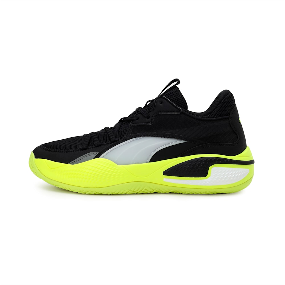 Puma Court Rider Muške Košarkaške Cipele Crne Žute | Hrvatska-62543
