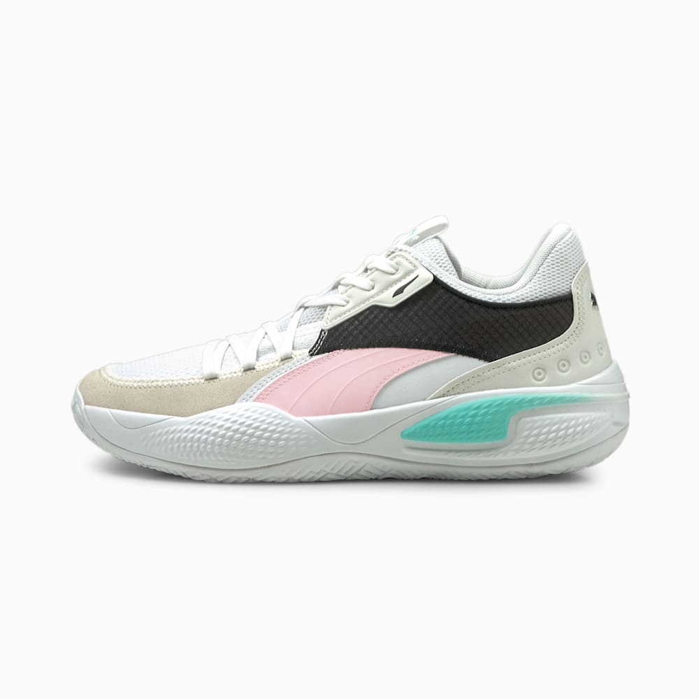 Puma Court Rider Summer Days Muške Košarkaške Cipele Bijele Roze | Hrvatska-42193