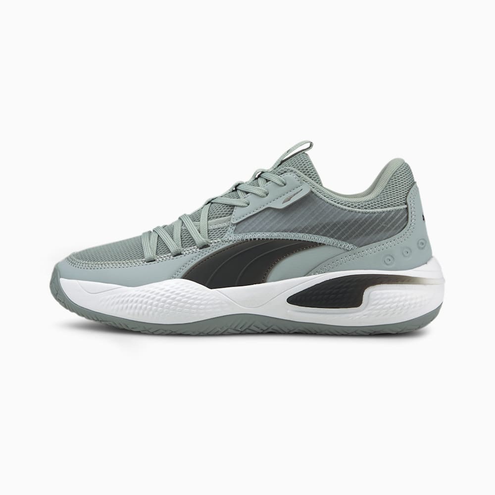 Puma Court Rider Team Muške Košarkaške Cipele Sive | Hrvatska-18025