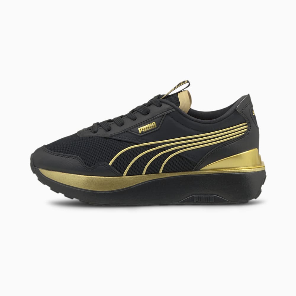 Puma Cruise Rider Metal Ženske Tenisice Crne Zlatne | Hrvatska-98156