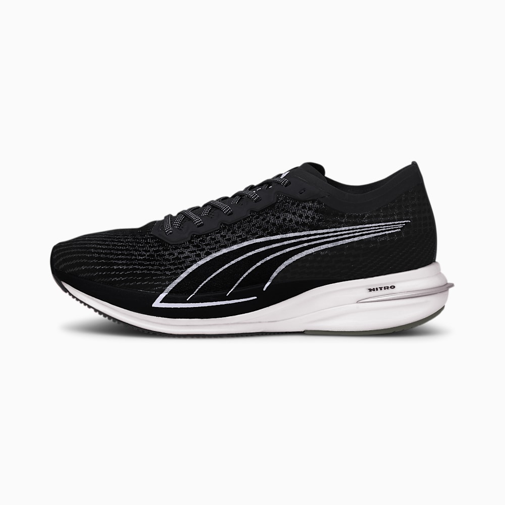 Puma Deviate NITRO Muške Tenisice Crne Srebrne | Hrvatska-80641