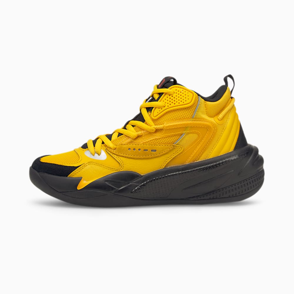 Puma Dreamer 2 Mid Youth Za Djevojčice Košarkaške Cipele Žute Crne | Hrvatska-83650
