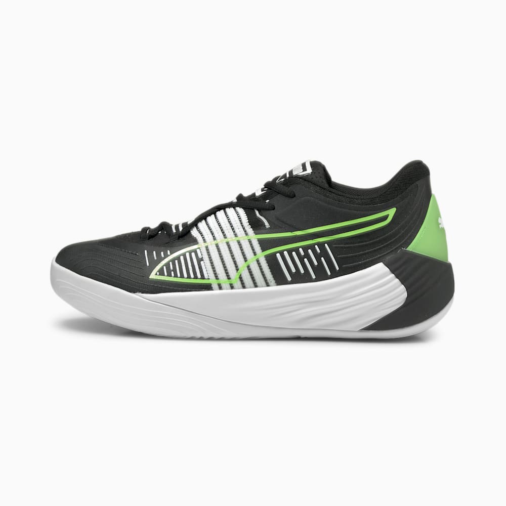 Puma Fusion Nitro Muške Košarkaške Cipele Crne Zelene | Hrvatska-76820