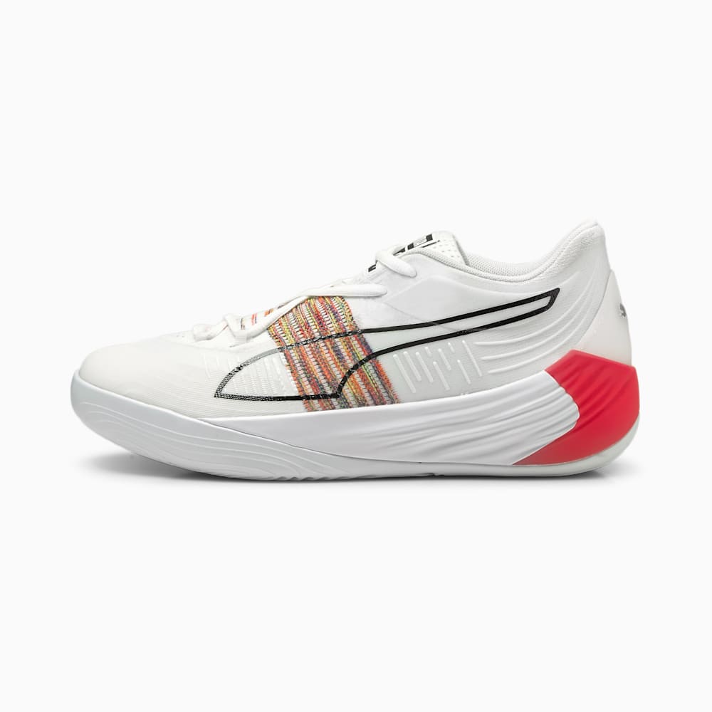 Puma Fusion Nitro Spectra Muške Košarkaške Cipele Bijele Narančaste | Hrvatska-78146