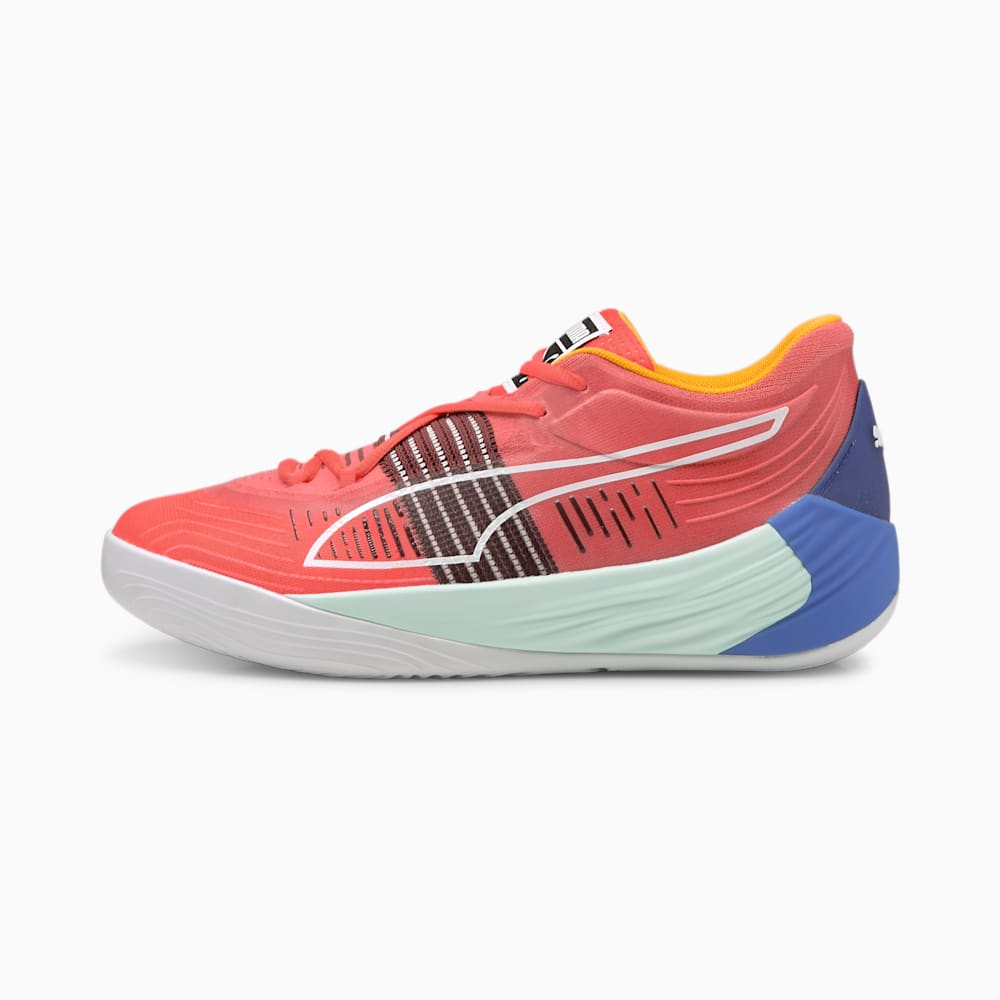 Puma Fusion Nitro Ženske Košarkaške Cipele Narančaste Plave | Hrvatska-08473
