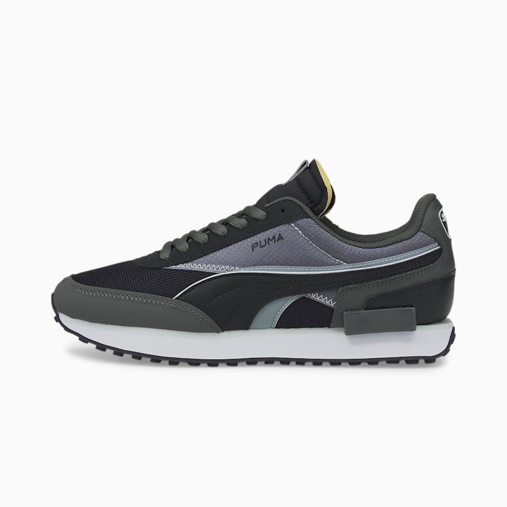 Puma Future Rider Double Tech Ženske Tenisice Crne Tamno Sive | Hrvatska-39104
