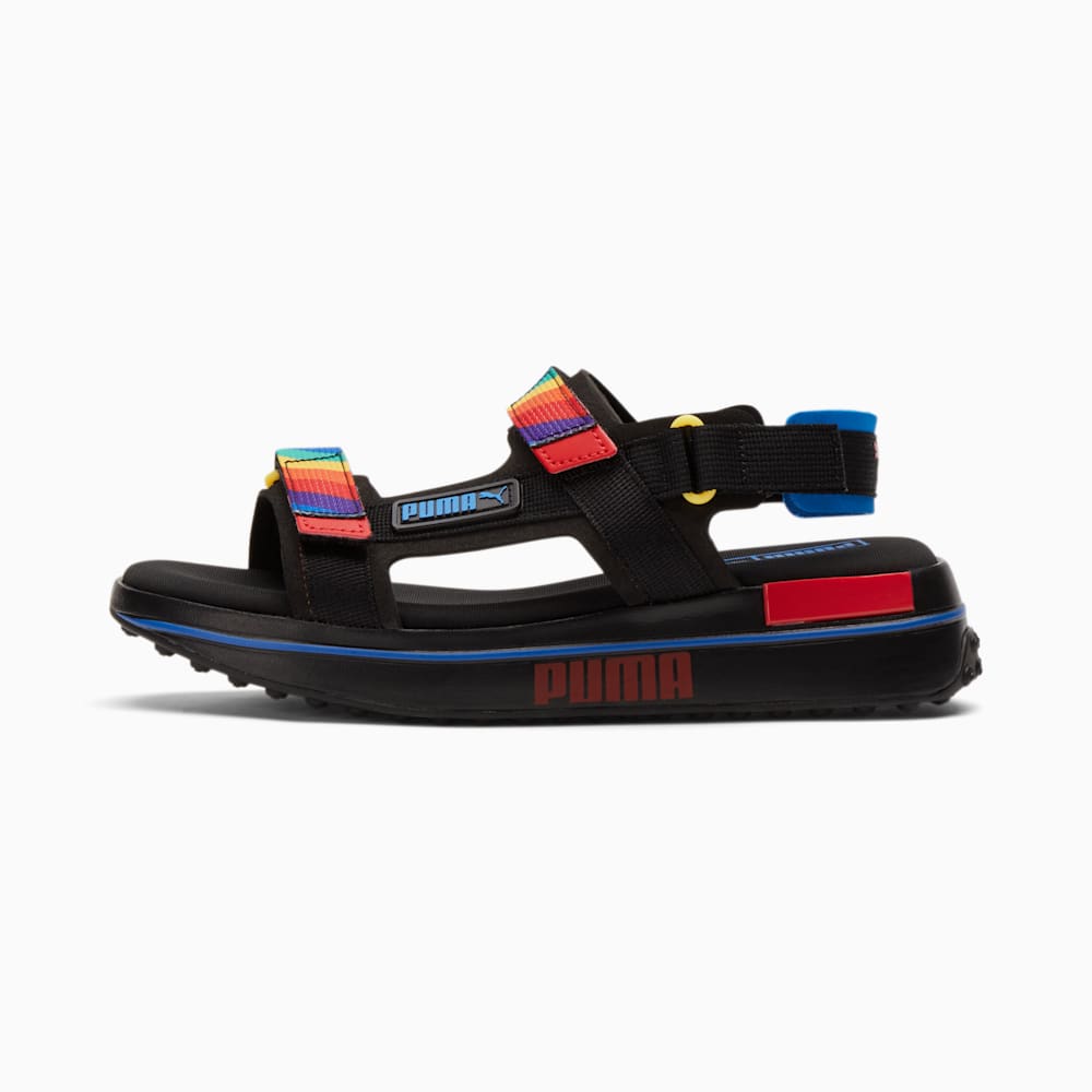 Puma Future Rider Rainbow Ženske Sandale Crne Kraljevska Plava Crvene | Hrvatska-39827