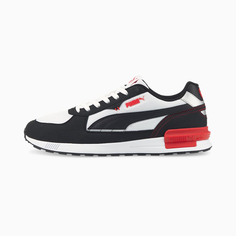 Puma Graviton Muške Tenisice Bijele Crne Crvene Srebrne | Hrvatska-34269