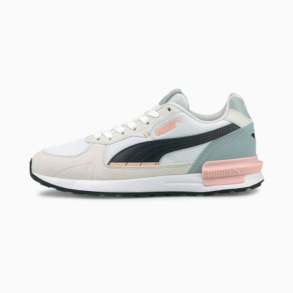 Puma Graviton Youth Za Djevojčice Tenisice Bijele Crne Plave | Hrvatska-87069