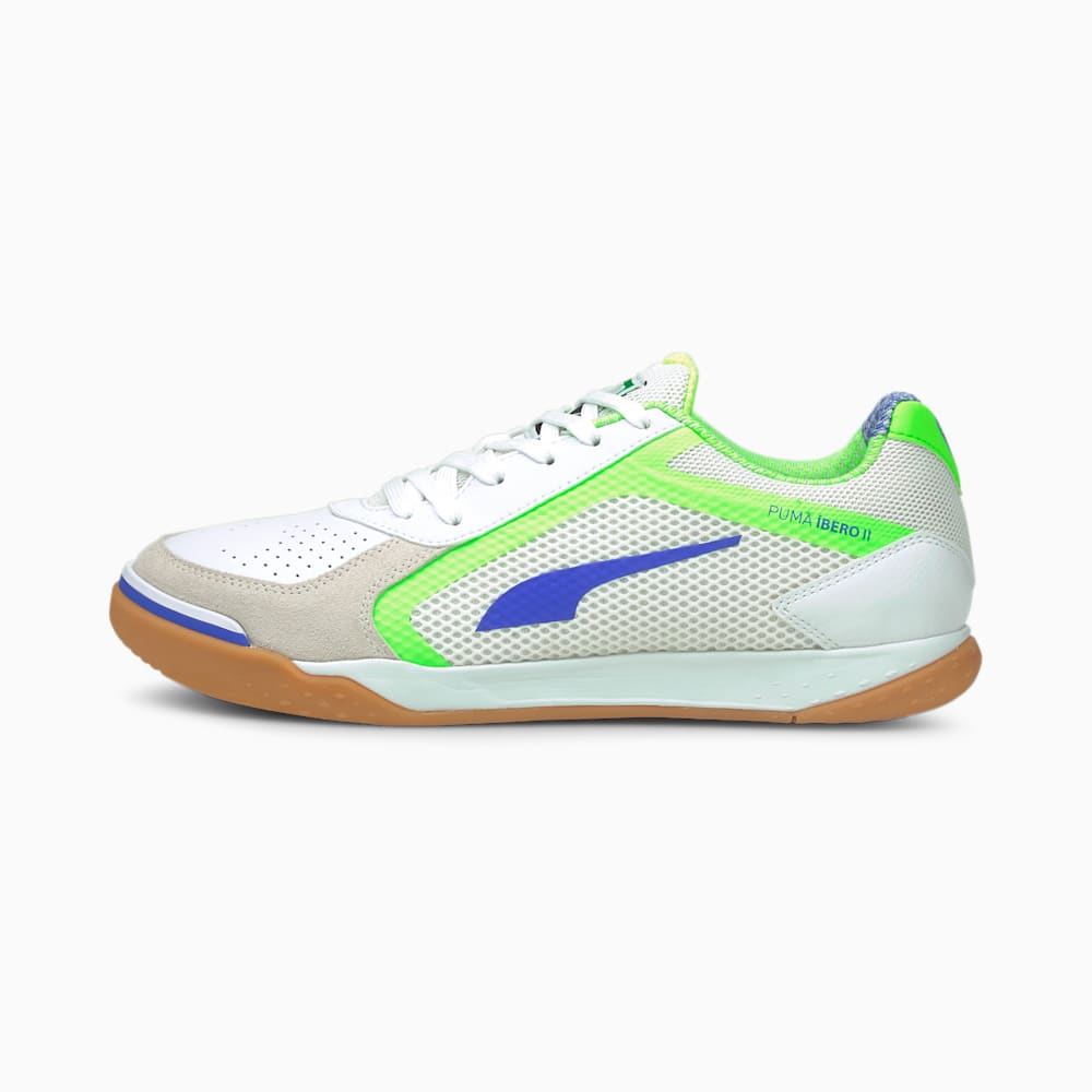 Puma IBERO II Muške Nogometne Cipele Bijele Plave Zelene | Hrvatska-95234
