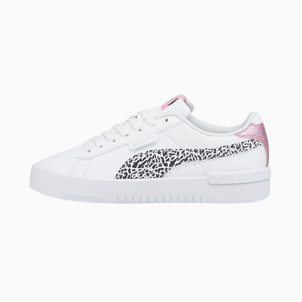 Puma Jada Summer Roar Youth Za Djevojčice Tenisice Bijele Crne Roze Srebrne | Hrvatska-81297
