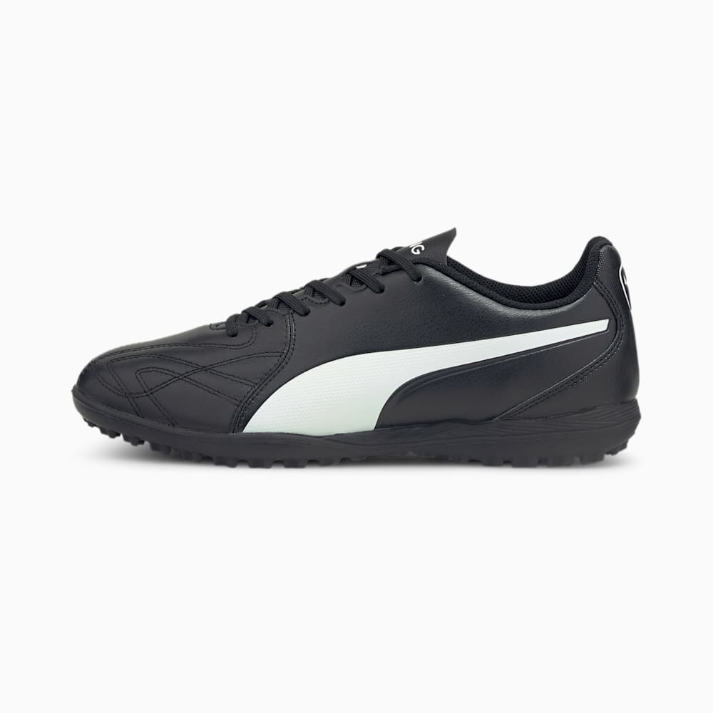 Puma King Hero 21 TT Muške Kopačke Crne Bijele | Hrvatska-73984