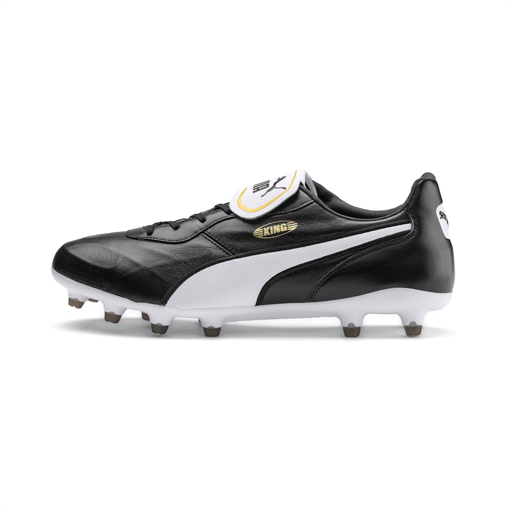 Puma King Top FG Ženske Nogometne Kocke Crne Bijele | Hrvatska-49672