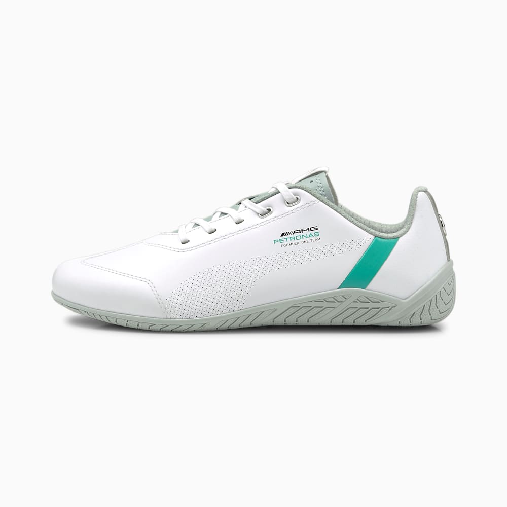 Puma Mercedes F1 Ridge Cat Muške Trkaće Cipele Bijele Zelene Srebrne | Hrvatska-46028