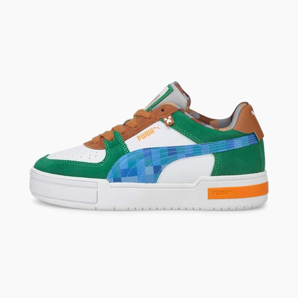 Puma Minecraft CA Pro JR Za Dječake Tenisice Bijele Plave Zelene | Hrvatska-15369
