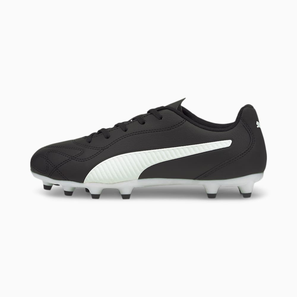 Puma Monarch II FG/AG Youth Za Djevojčice Kopačke Crne Bijele | Hrvatska-82765