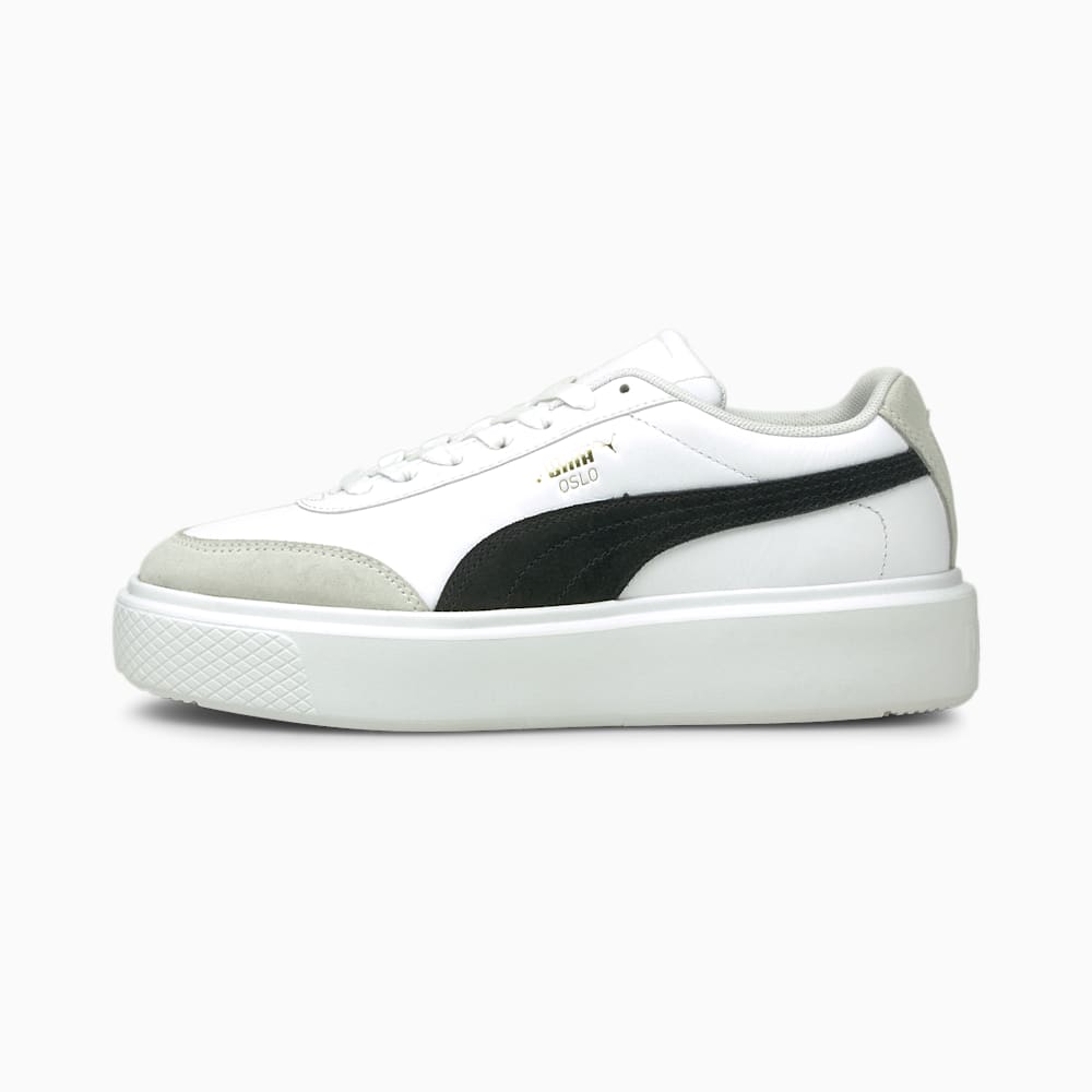 Puma Oslo Maja Archive Ženske Tenisice Bijele Crne | Hrvatska-82064
