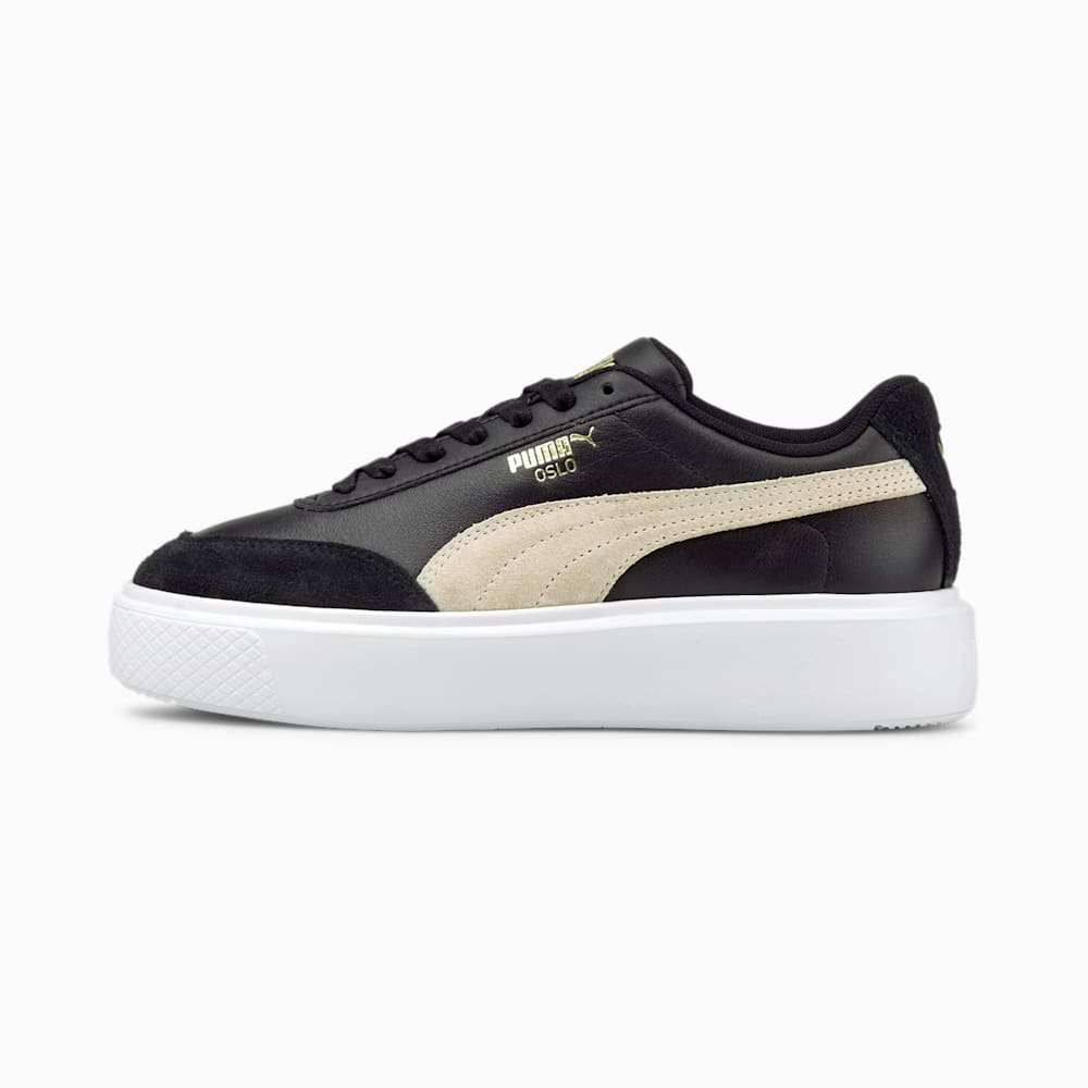 Puma Oslo Maja Archive Ženske Tenisice Crne Bijele Sive | Hrvatska-25698