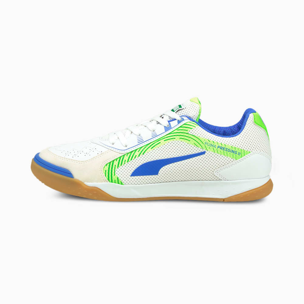 Puma PRESSING II Ženske Nogometne Cipele Bijele Plave Zelene | Hrvatska-87203