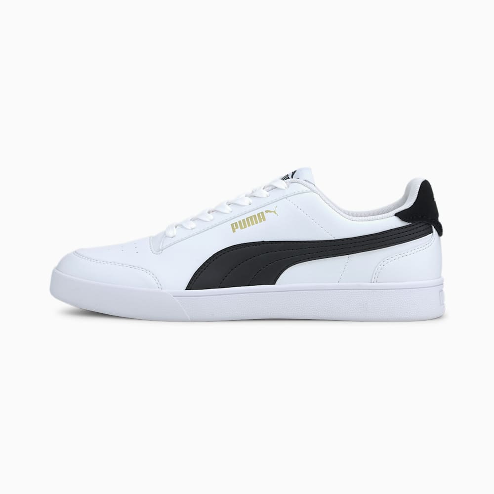 Puma PUMA Shuffle Ženske Tenisice Bijele Crne Zlatne | Hrvatska-70356