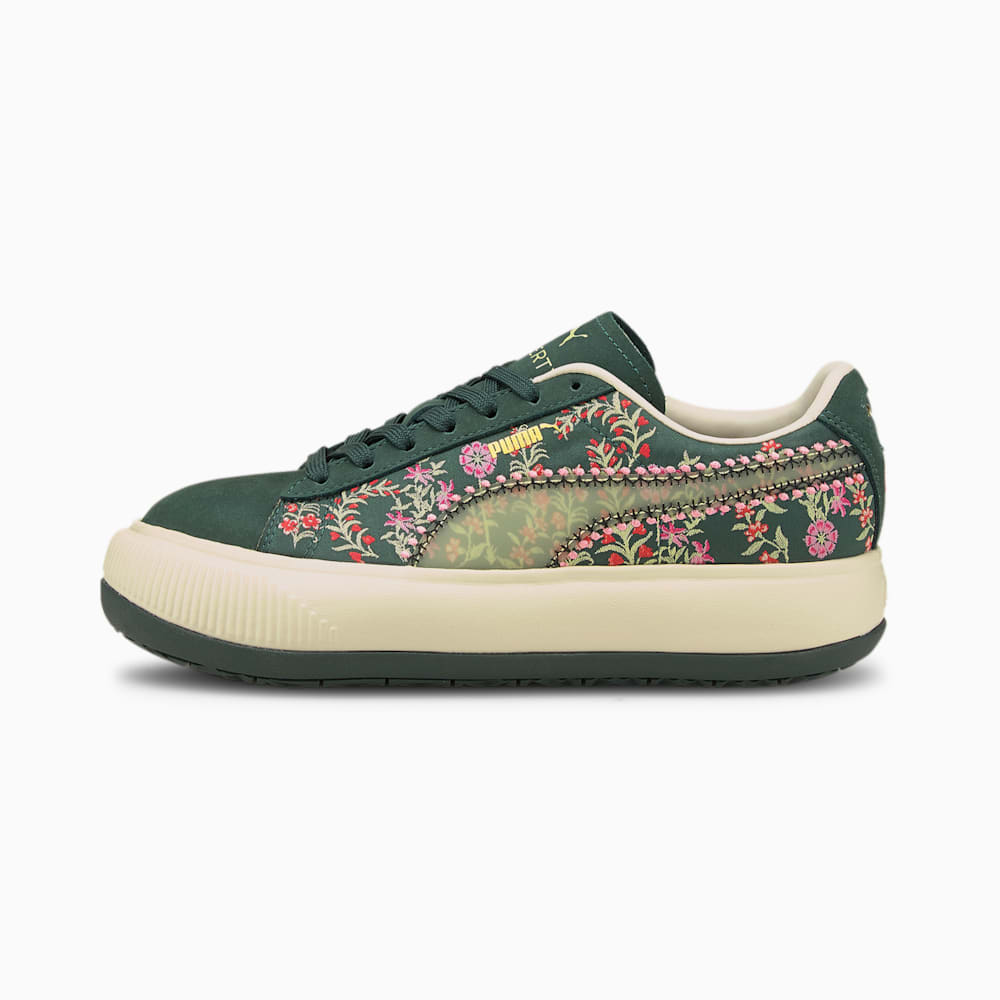 Puma PUMA x LIBERTY Suede Mayu Ženske Tenisice Zelene | Hrvatska-65314