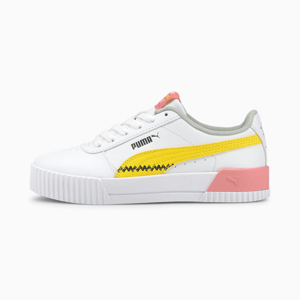 Puma PUMA x PEANUTS Carina Youth Za Djevojčice Tenisice Bijele | Hrvatska-20576