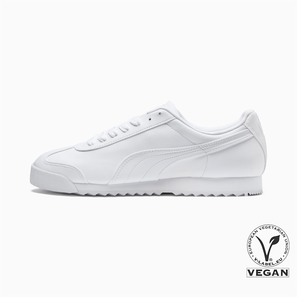 Puma Roma Basic Muške Tenisice Bijele Svijetlo Sive | Hrvatska-94705