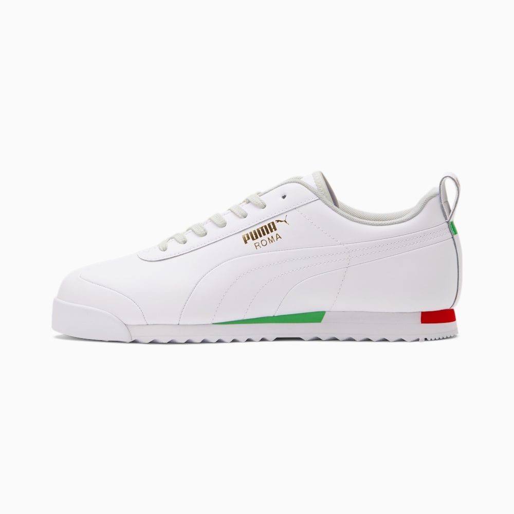 Puma Roma Italy Ženske Tenisice Bijele Zelene Tamno Crvene | Hrvatska-79132
