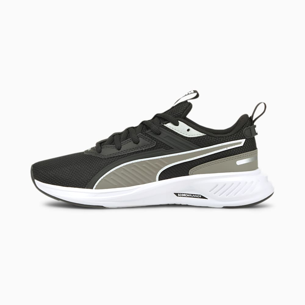 Puma Scorch Runner Mesh Youth Za Djevojčice Tenisice Bijele Sive Crne | Hrvatska-74698