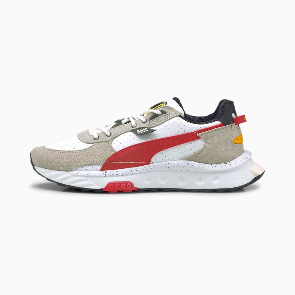 Puma Scuderia Ferrari Wild Rider Ženske Tenisice Bijele Sive Ljubičaste | Hrvatska-76350