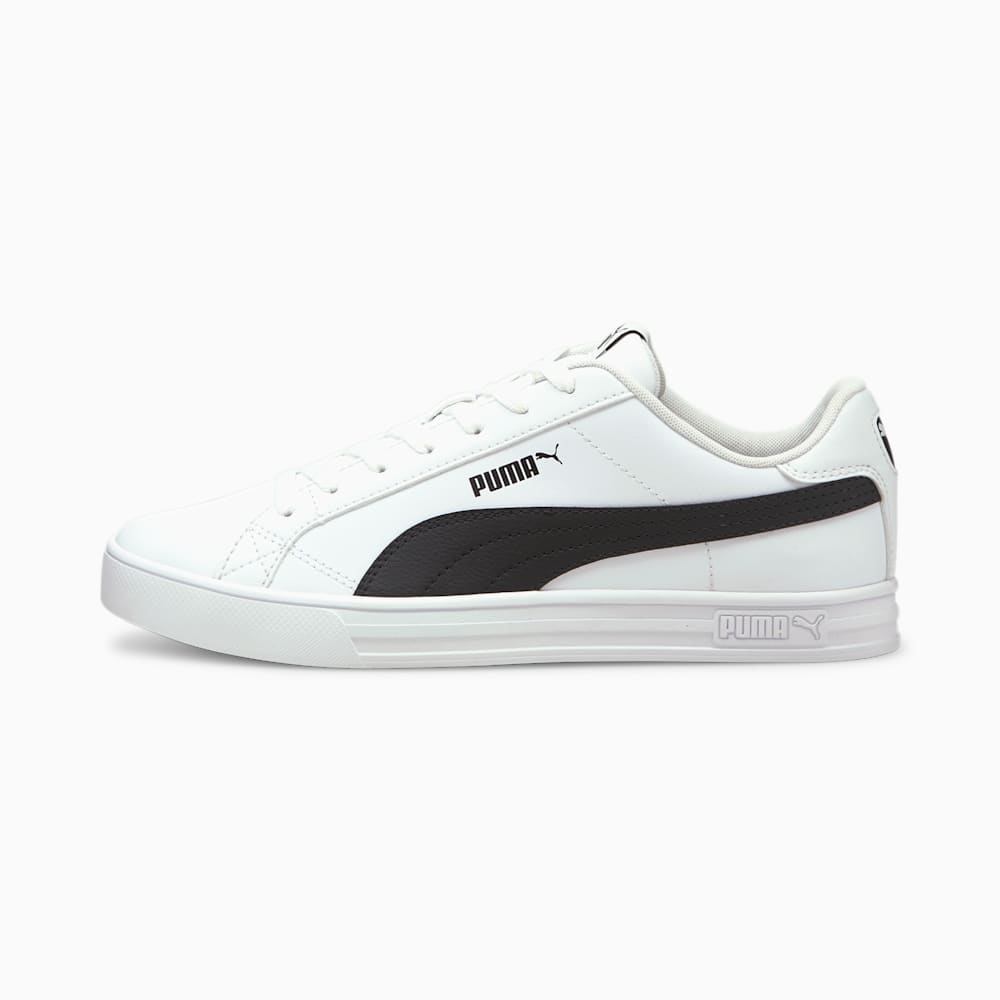 Puma Smash Vulcanised V3 Low Muške Tenisice Bijele Crne | Hrvatska-01762