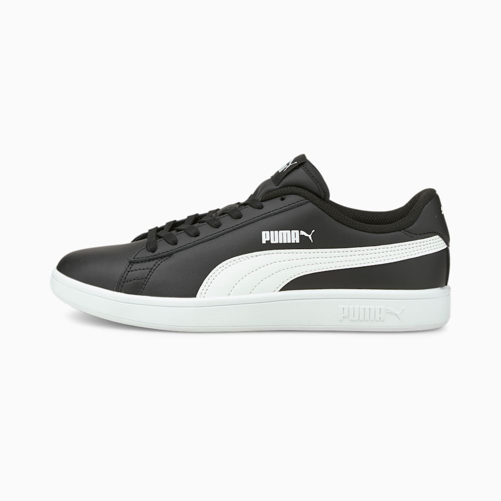 Puma Smash v2 Koža Muške Tenisice Crne Bijele | Hrvatska-47068