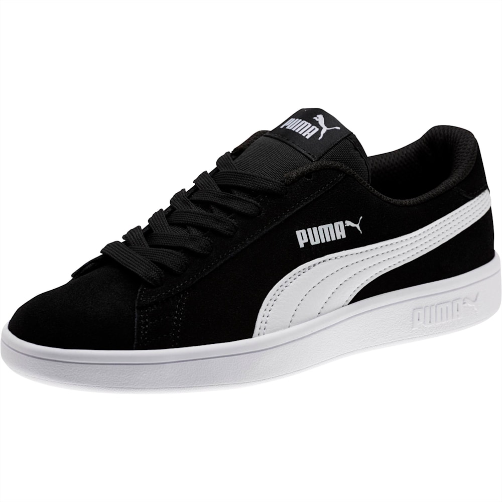 Puma Smash v2 Suede JR Za Dječake Tenisice Crne Bijele | Hrvatska-09786