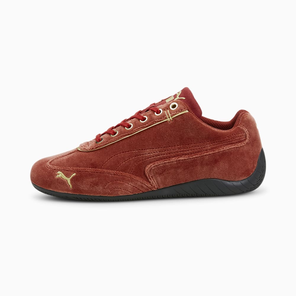 Puma Speedcat Velvet Ženske Tenisice Crvene Zlatne | Hrvatska-48095