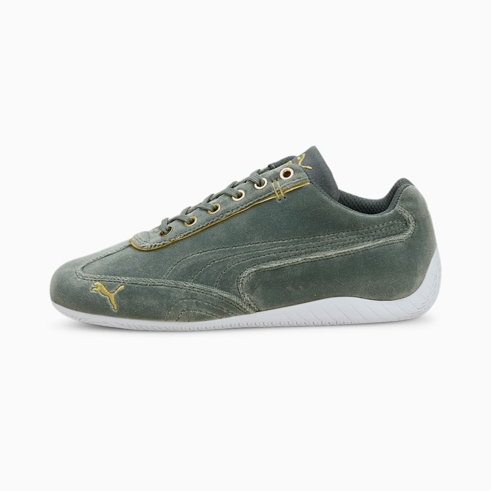 Puma Speedcat Velvet Ženske Tenisice Zelene Zlatne | Hrvatska-89763