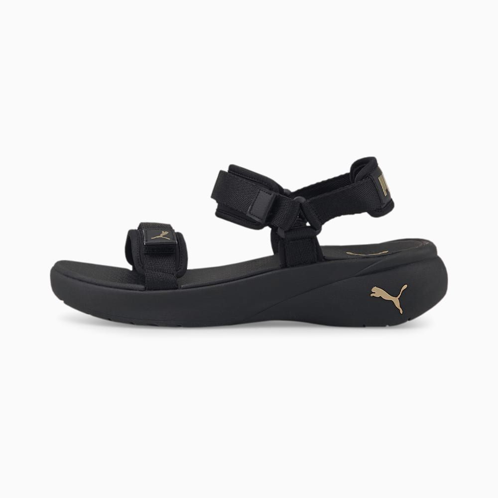 Puma Sporty Vola Ženske Sandale Crne Zlatne | Hrvatska-89723
