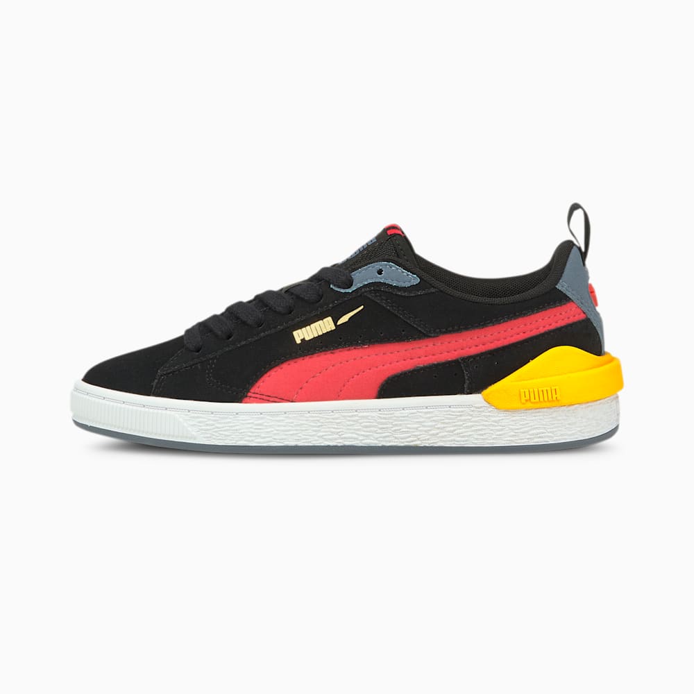 Puma Suede Bloc Youth Za Djevojčice Tenisice Crne Roze | Hrvatska-03671